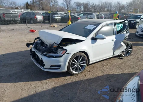 2015 Volkswagen Golf Tdi Sel 4-Door z USA, uszkodzony, nr VIN 3VWRA7AU5FM013568